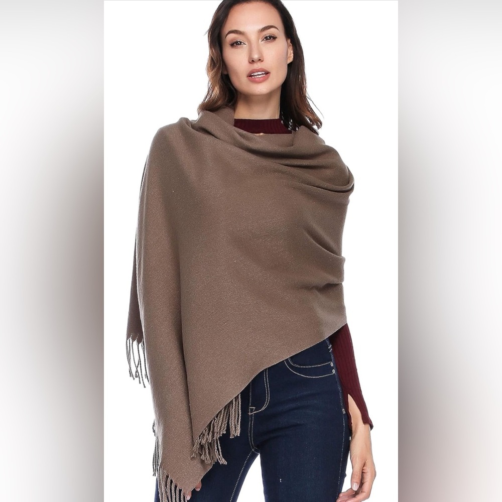 HOYAYO Wool Shawl Wraps - Extra Large Thick Soft Pashmina Scarf